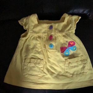 Yellow infant top
